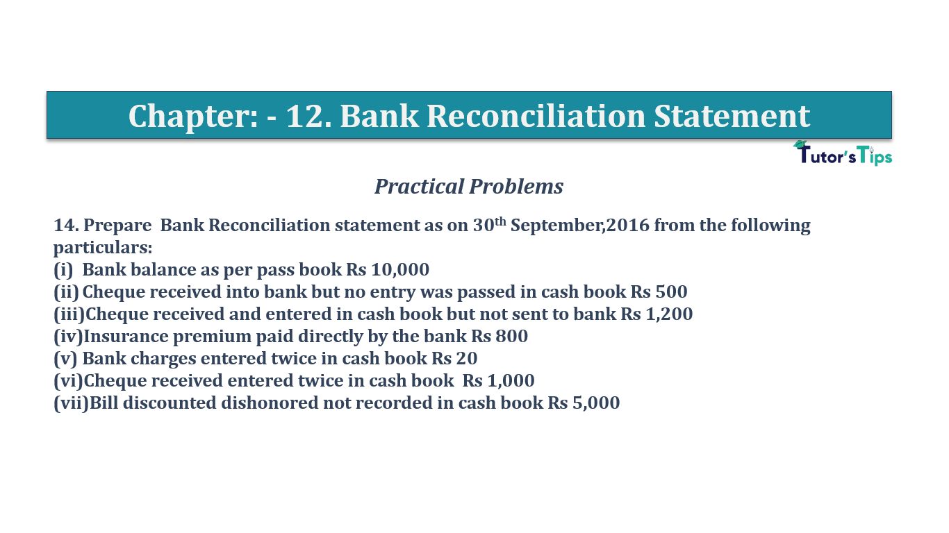 Question No 14 Chapter No 12 - T.S. Grewal 11 Class