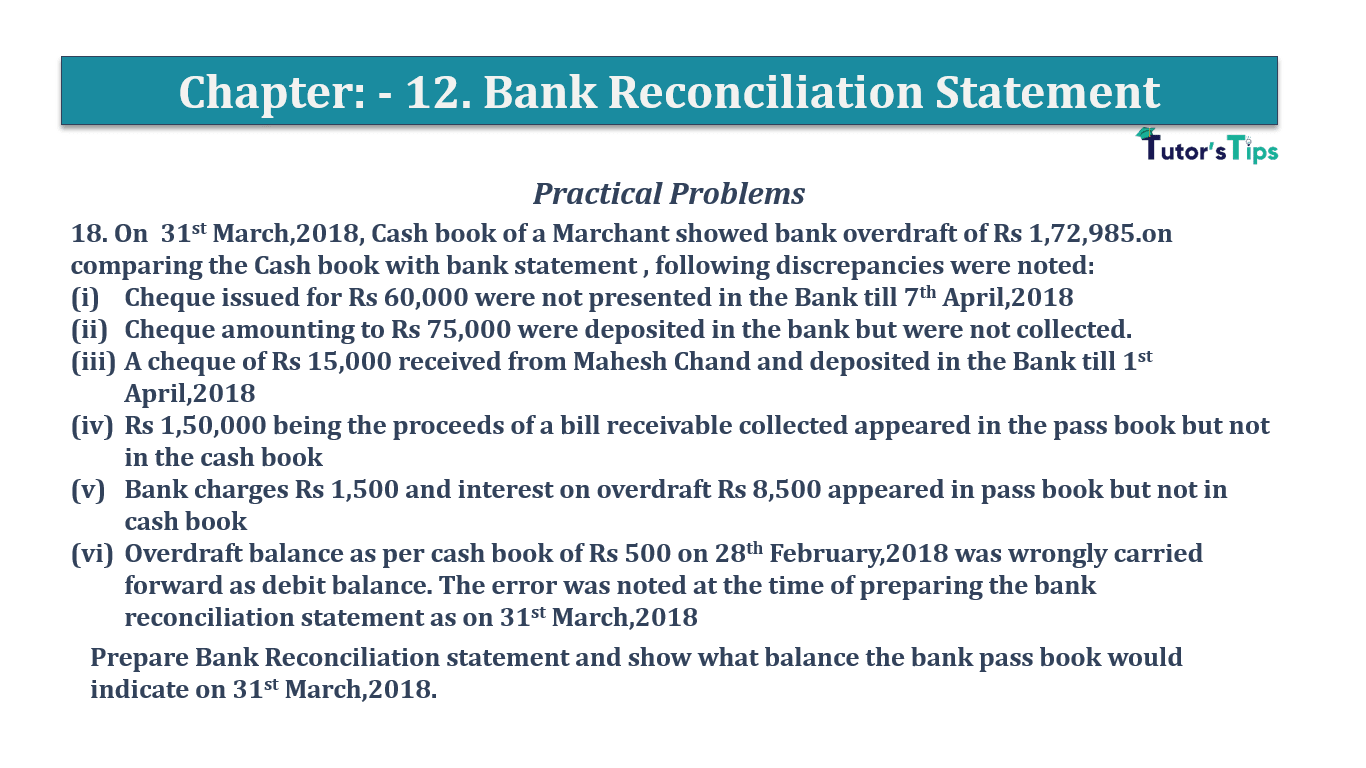Question No 18 Chapter No 12 - T.S. Grewal 11 Class