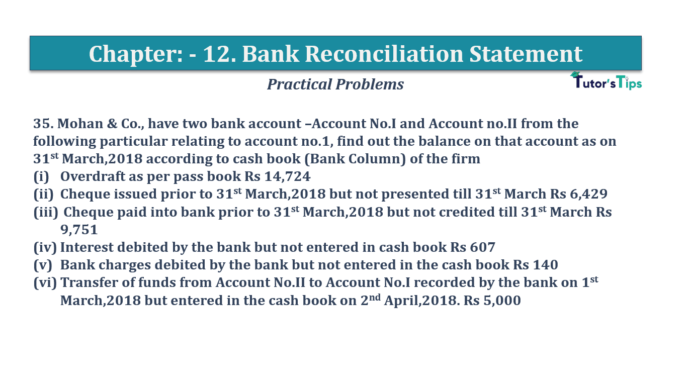 Question No 35 Chapter No 12 - T.S. Grewal 11 Class