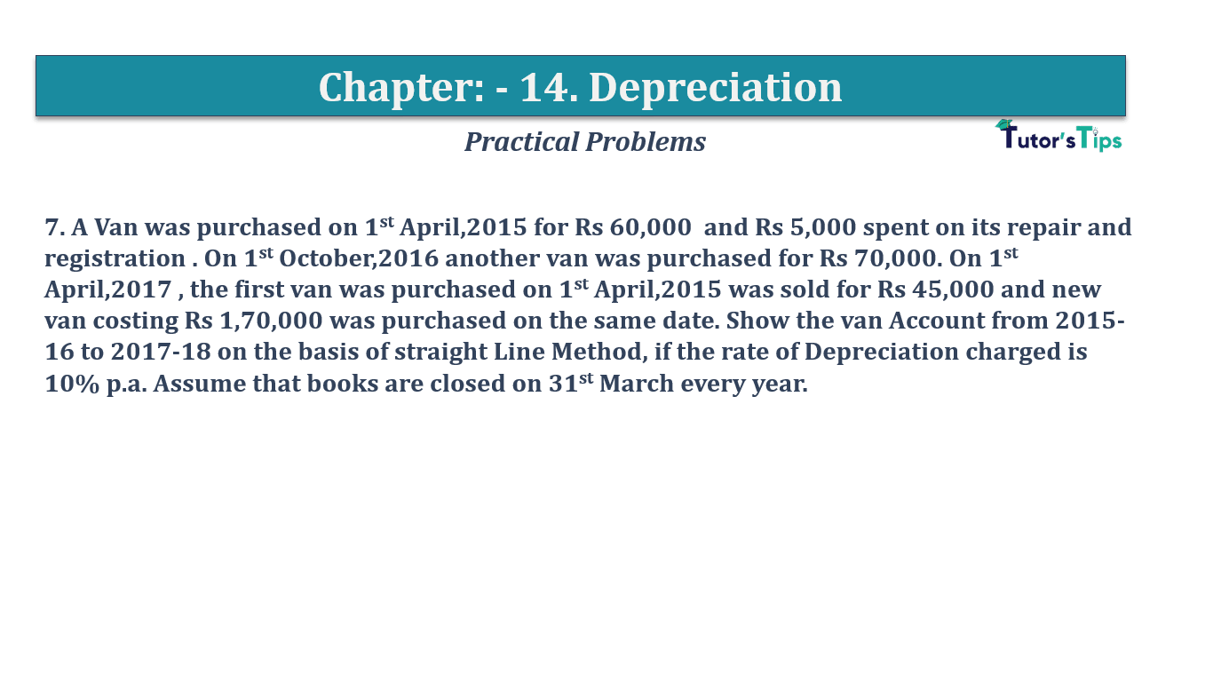 Question No 7 Chapter No 14 - T.S. Grewal 11 Class