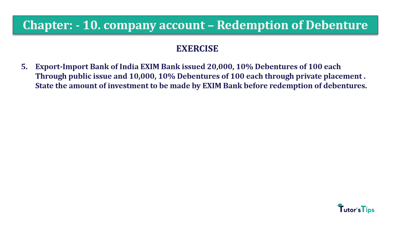 Question 05 Chapter 10 of +2-A - T.S. Grewal 12 Class