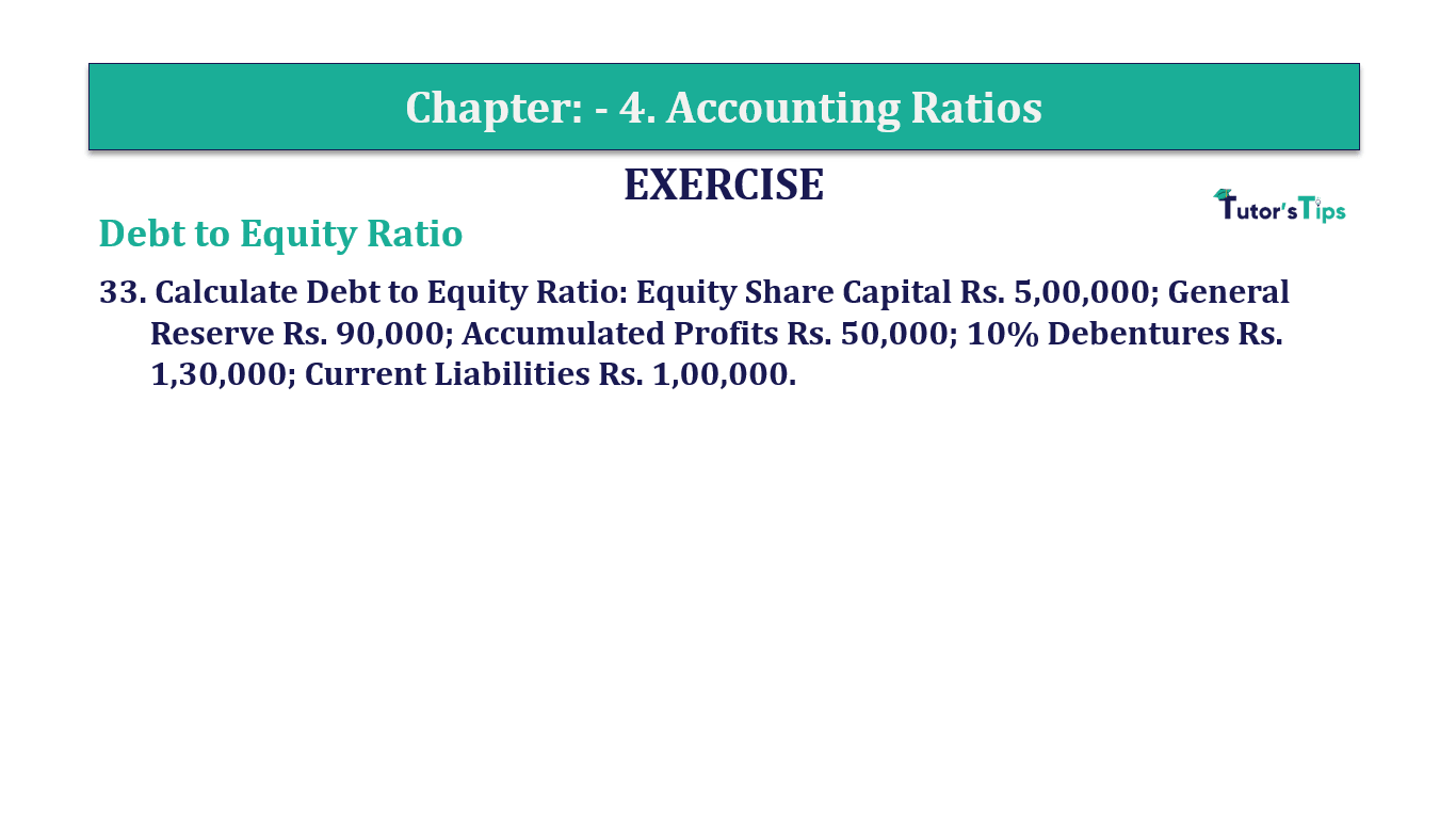 Question 33 Chapter 4 of +2-B - T.S. Grewal 12 Class