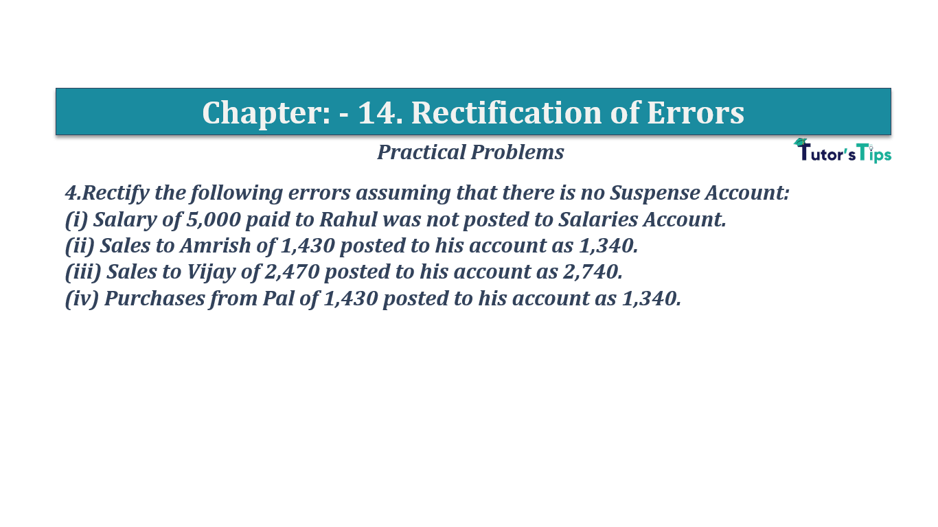 Question No 04 Chapter No 17 - T.S. Grewal 11 Class