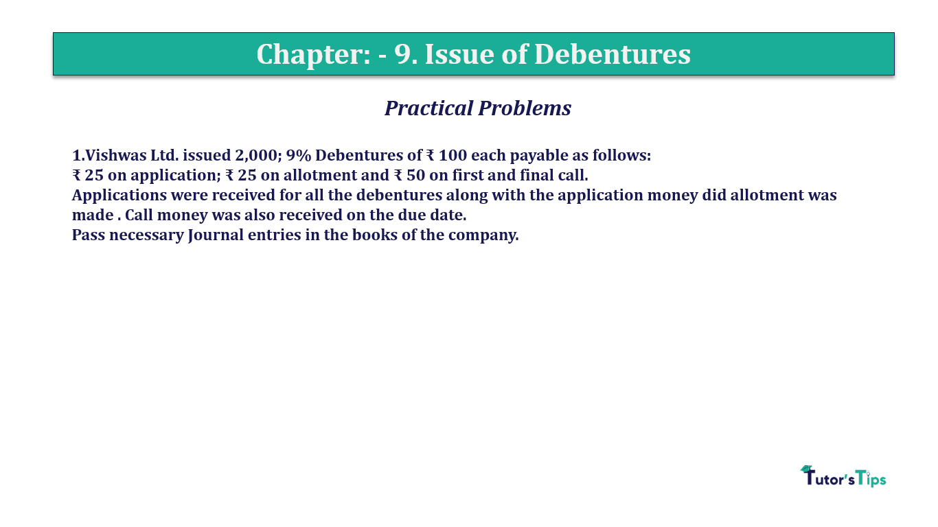 Question 1 Chapter 9 of +2-A - T.S. Grewal 12 Class