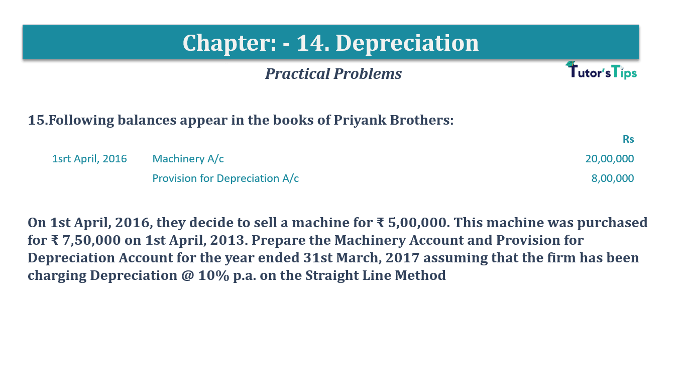 Question No 15 Chapter No 14 - T.S. Grewal 11 Class