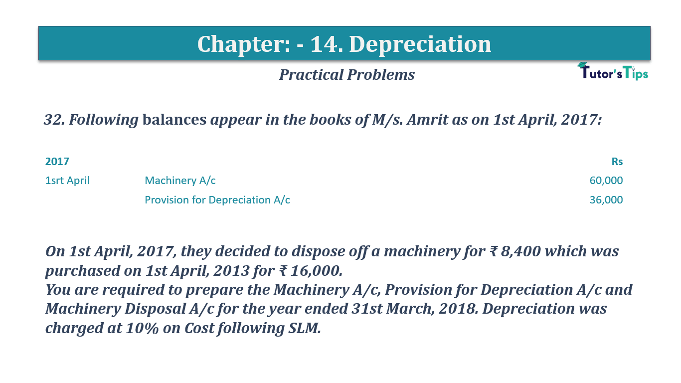 Question No 32 Chapter No 14 - T.S. Grewal 11 Class