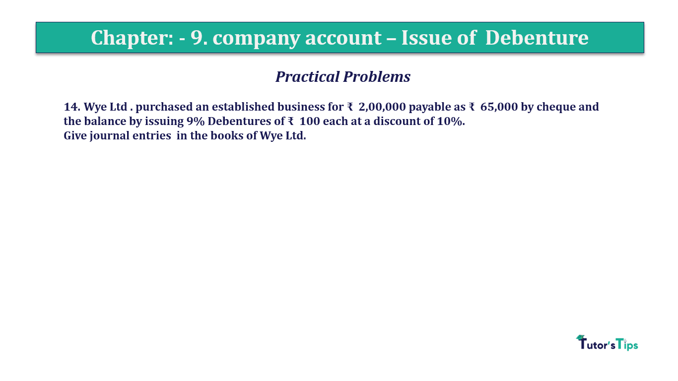 Question 14 Chapter 9 of +2-A - T.S. Grewal 12 Class