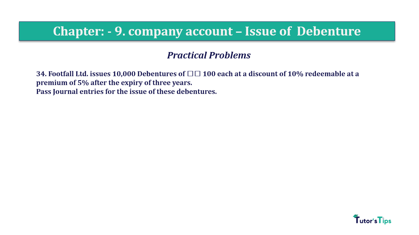 Question 34 Chapter 9 of +2-A - T.S. Grewal 12 Class