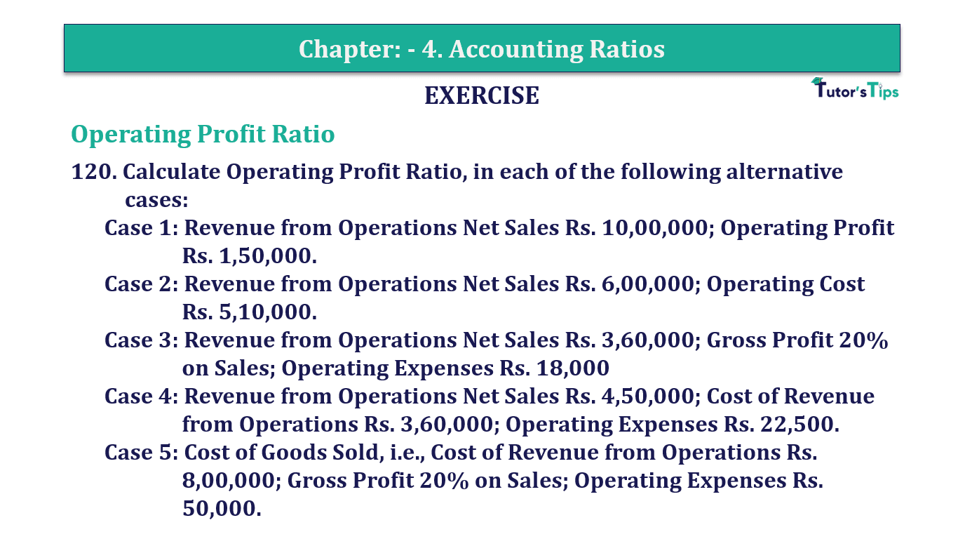 Question 120 Chapter 4 of +2-B - T.S. Grewal 12 Class