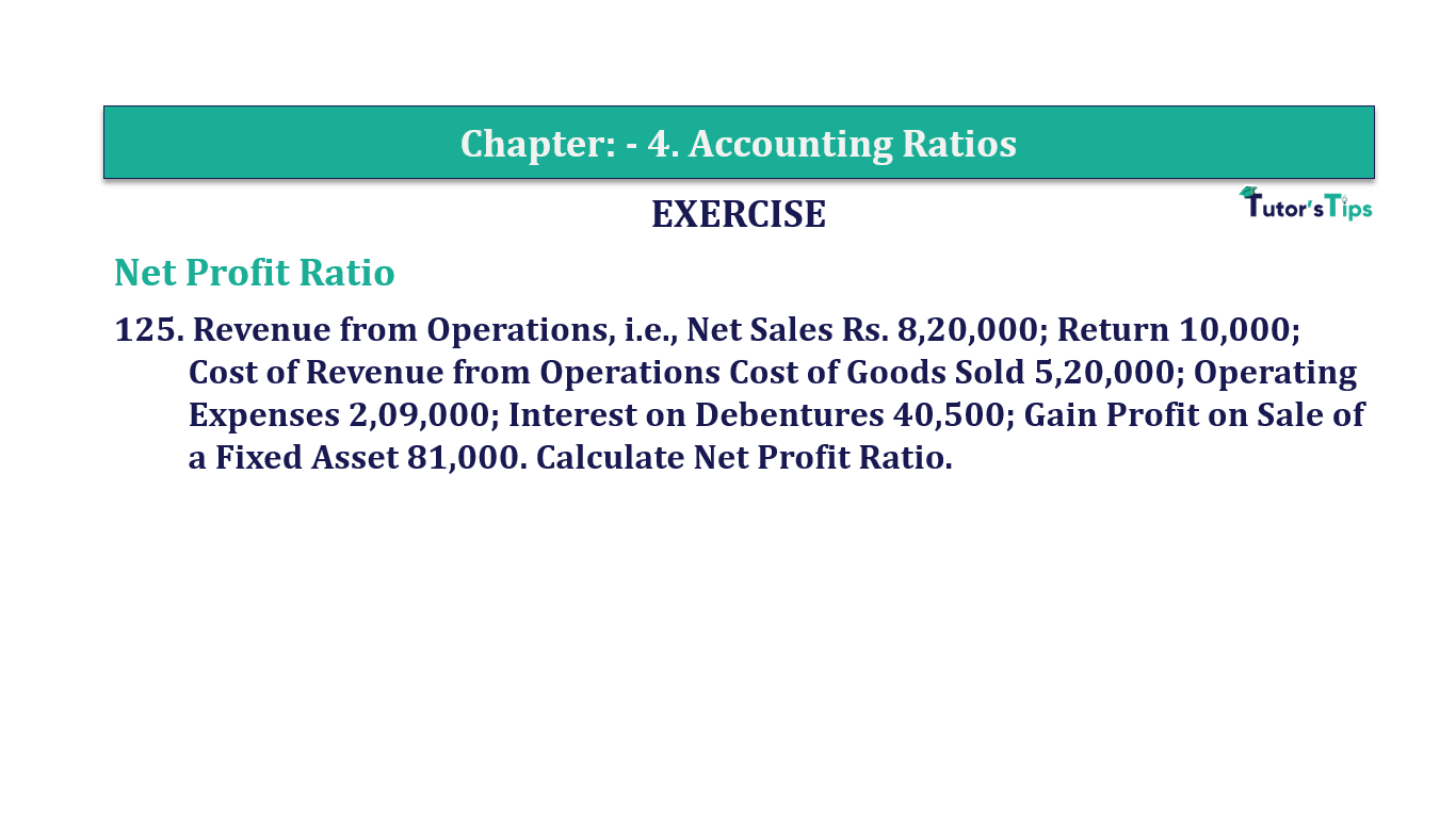 Question 125 Chapter 4 of +2-B - T.S. Grewal 12 Class
