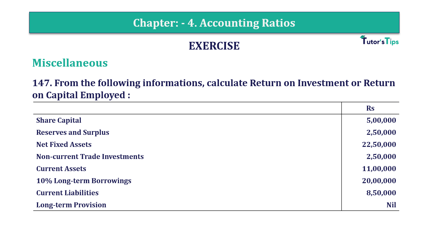 Question 147 Chapter 4 of +2-B - T.S. Grewal 12 Class