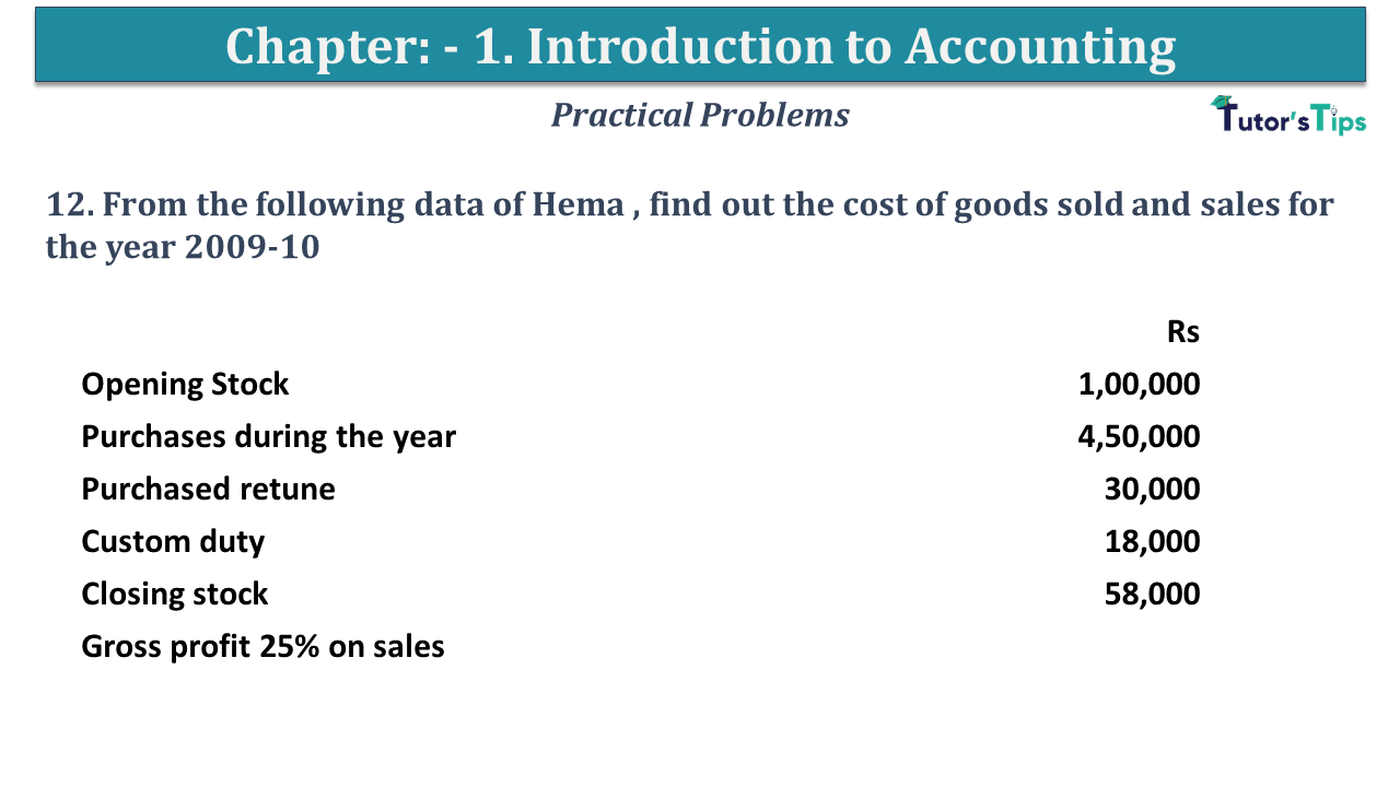 Question No 12 Chapter No 1 - USHA Publication 11 Class