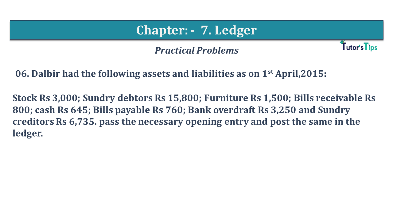 Question No 06 Chapter No 7 - USHA Publication 11 Class