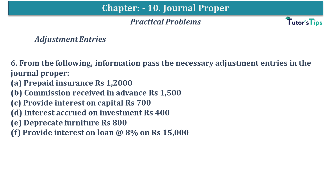 Question No 06 Chapter No 10 - USHA Publication 11 Class