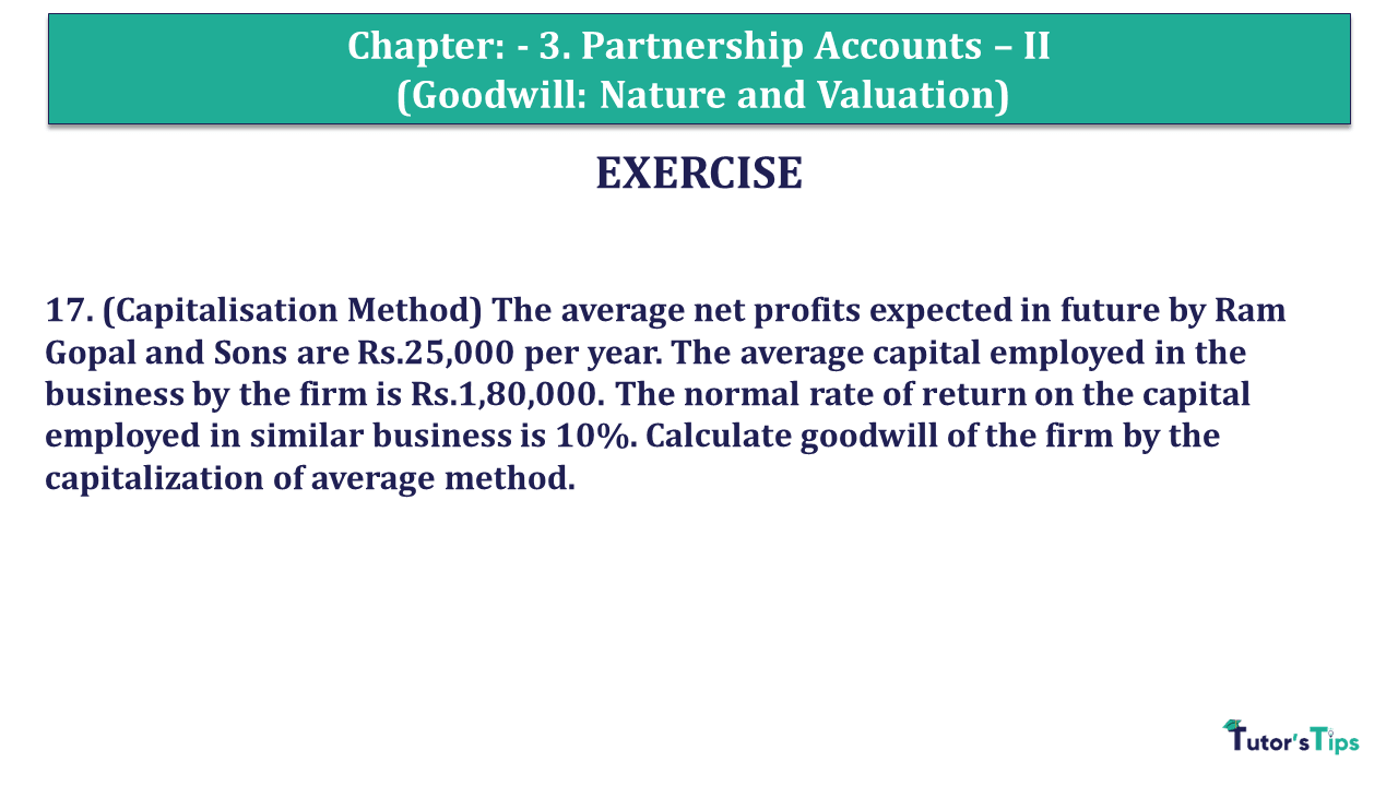 Question 17 Chapter 3 of +2 Part-1 - USHA Publication 12 Class Part - 1