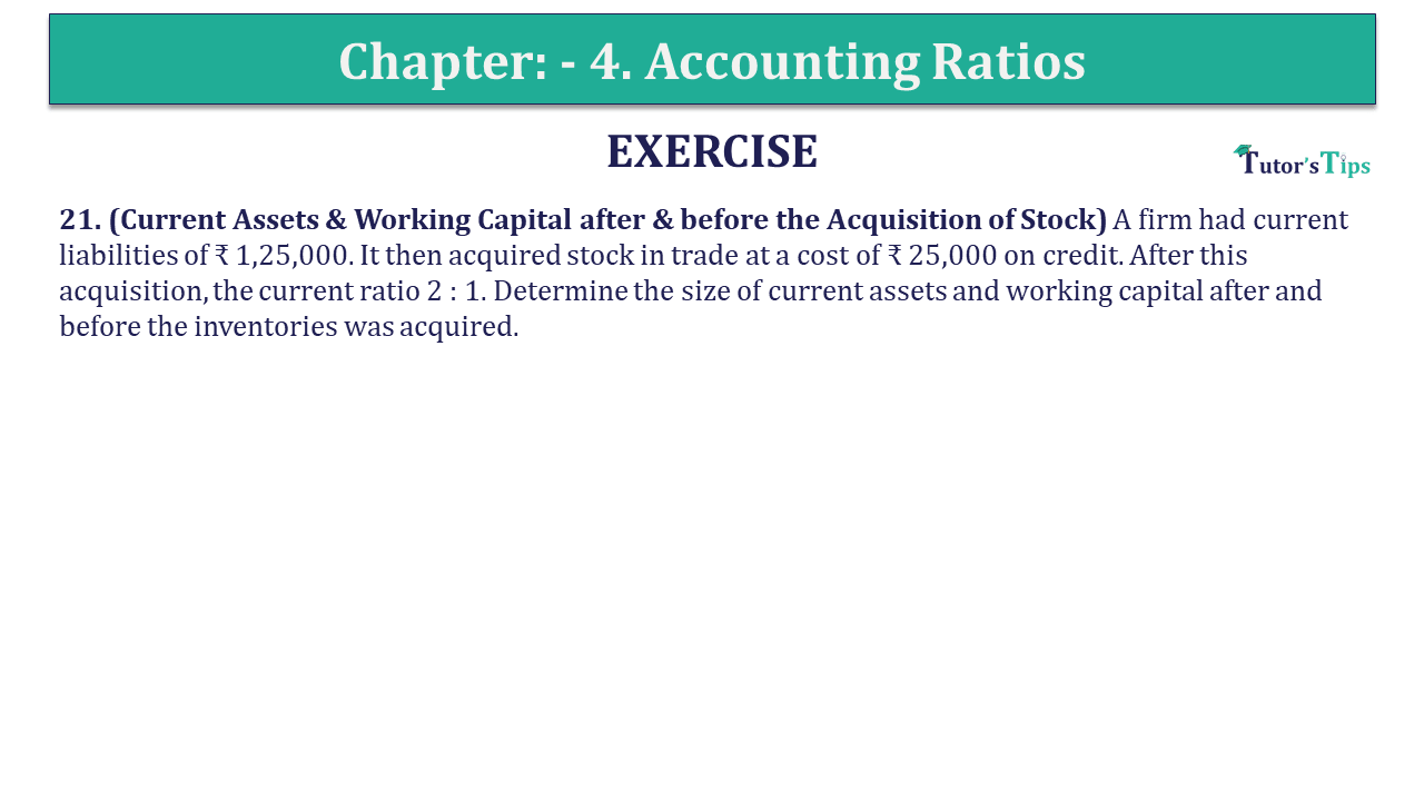 Question 21 Chapter 4 of +2-B - USHA Publication 12 Class