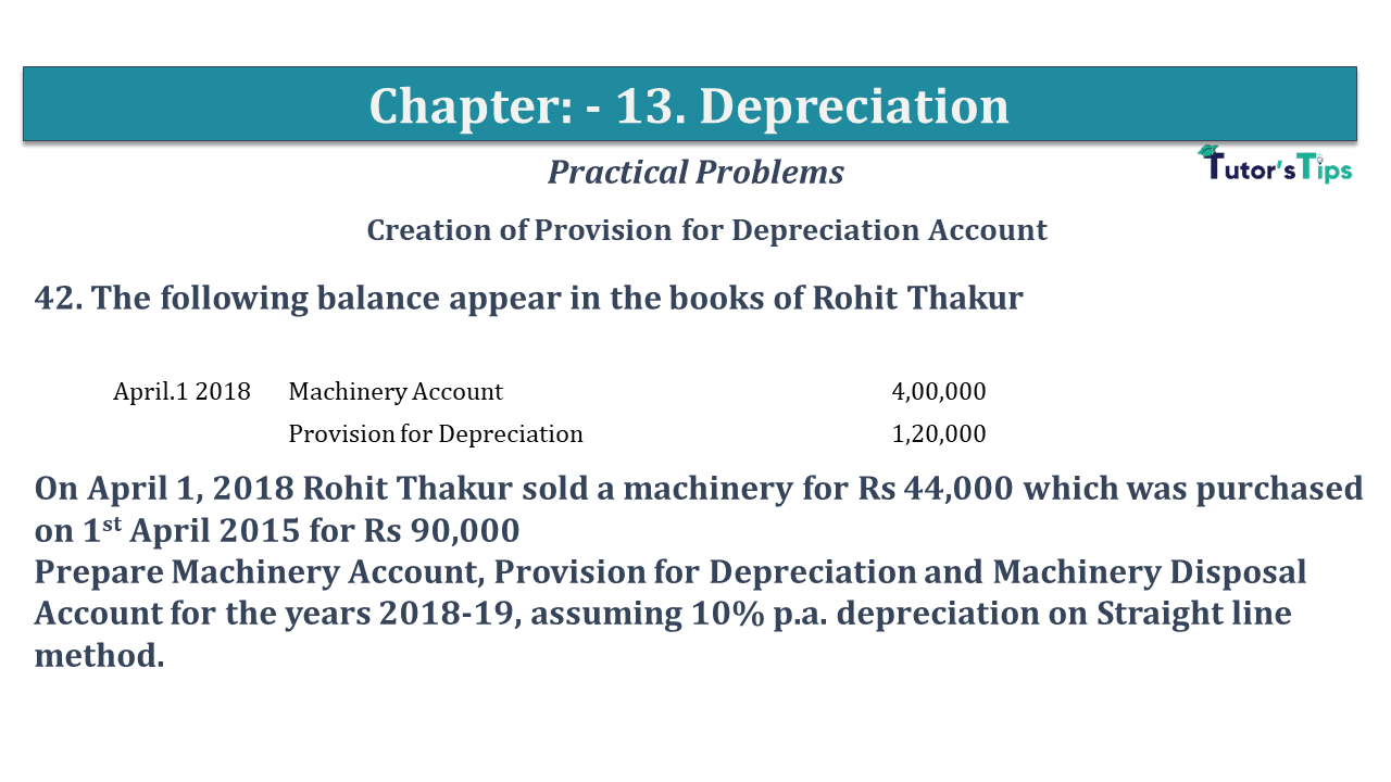 Question No 42 Chapter No 13 - USHA Publication 11 Class