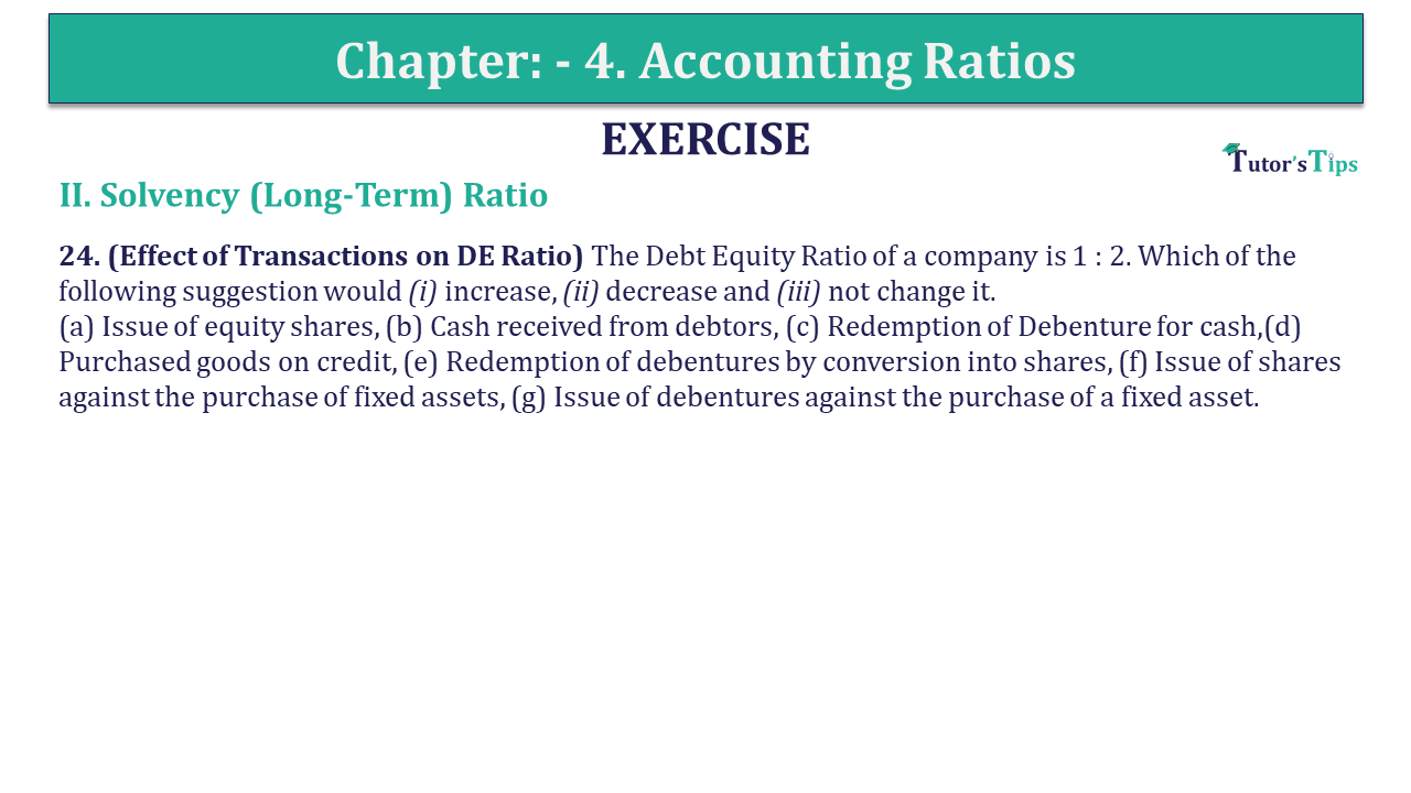 Question 28 Chapter 4 of +2-B - USHA Publication 12 Class