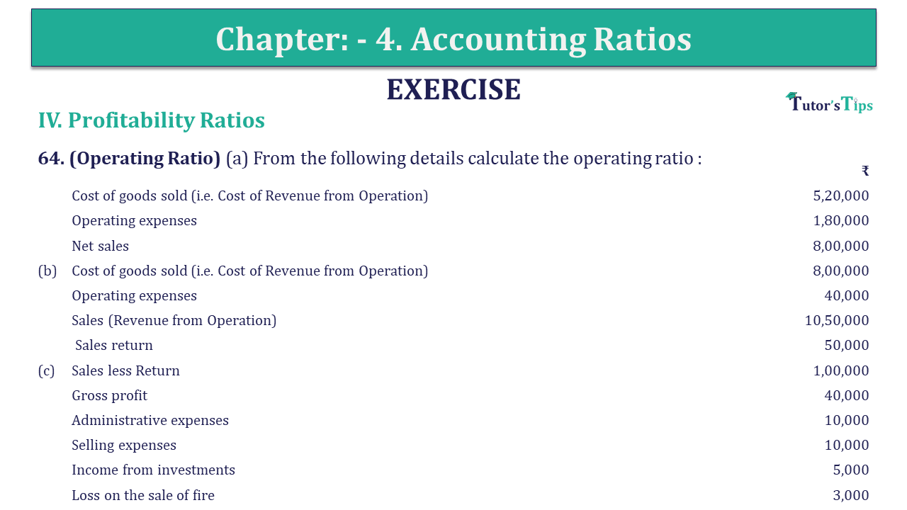 Question 64 Chapter 4 of +2-B - USHA Publication 12 Class