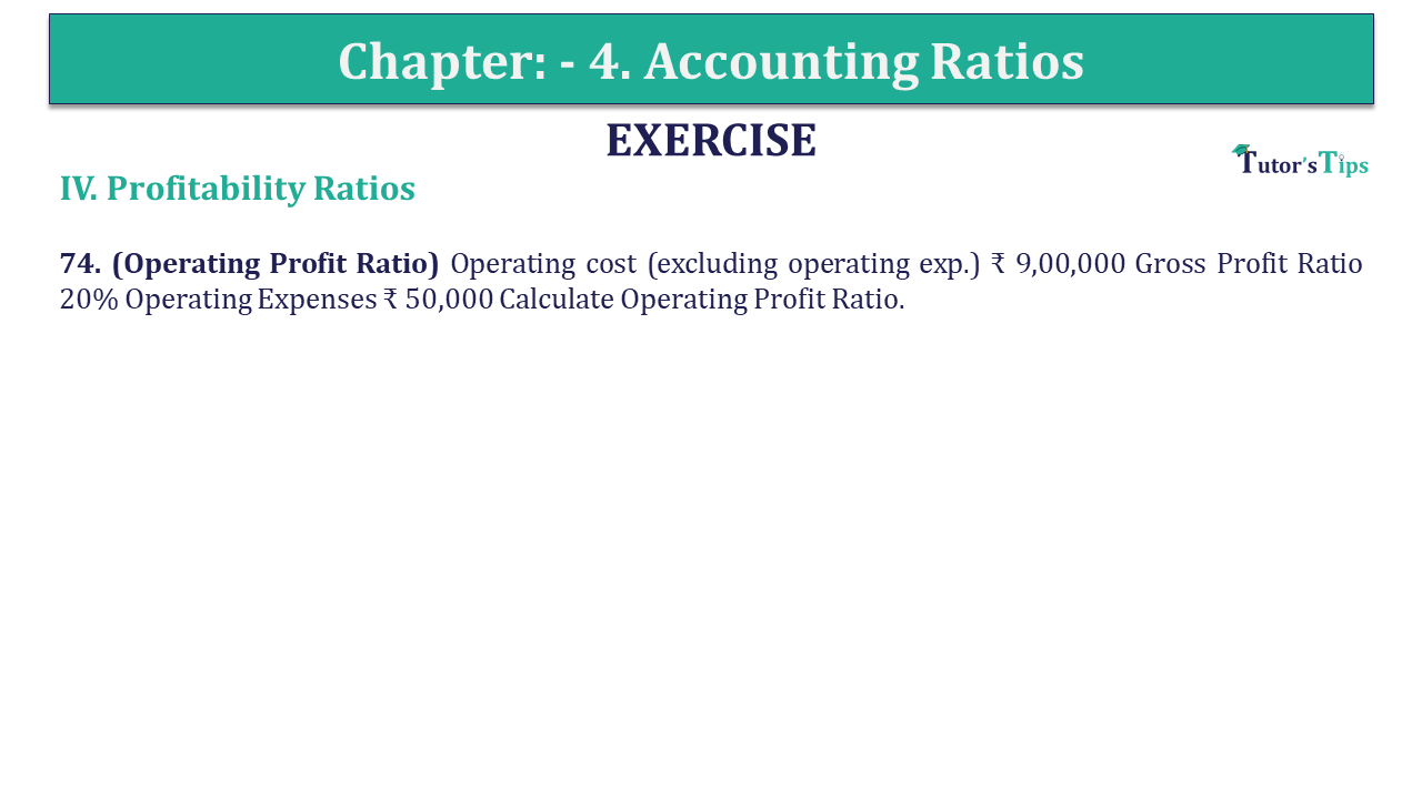 Question 74 Chapter 4 of +2-B - USHA Publication 12 Class
