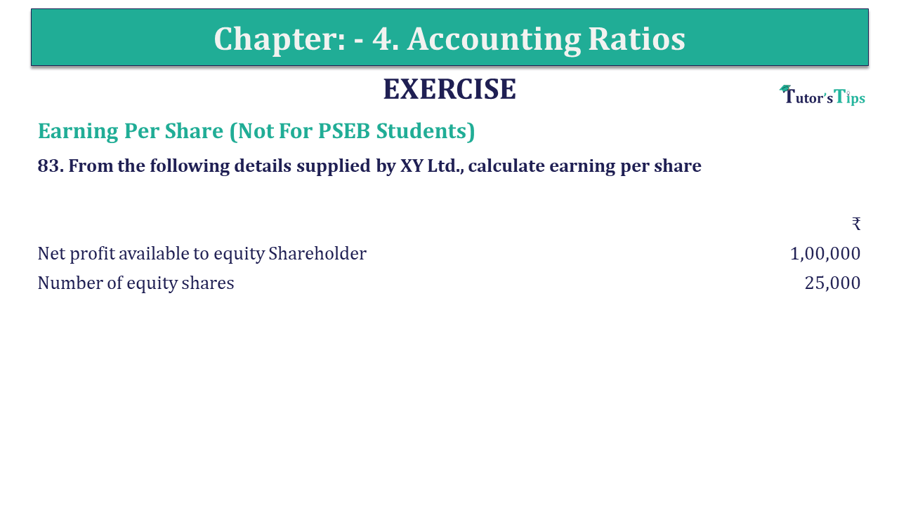 Question 83 Chapter 4 of +2-B - USHA Publication 12 Class