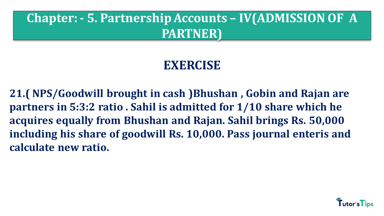 Question 21 Chapter 5 of +2 Part-1 - USHA Publication 12 Class Part - 1