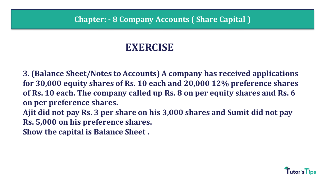 Question 03 Chapter 8 of +2 Part-1 - USHA Publication 12 Class Part - 1