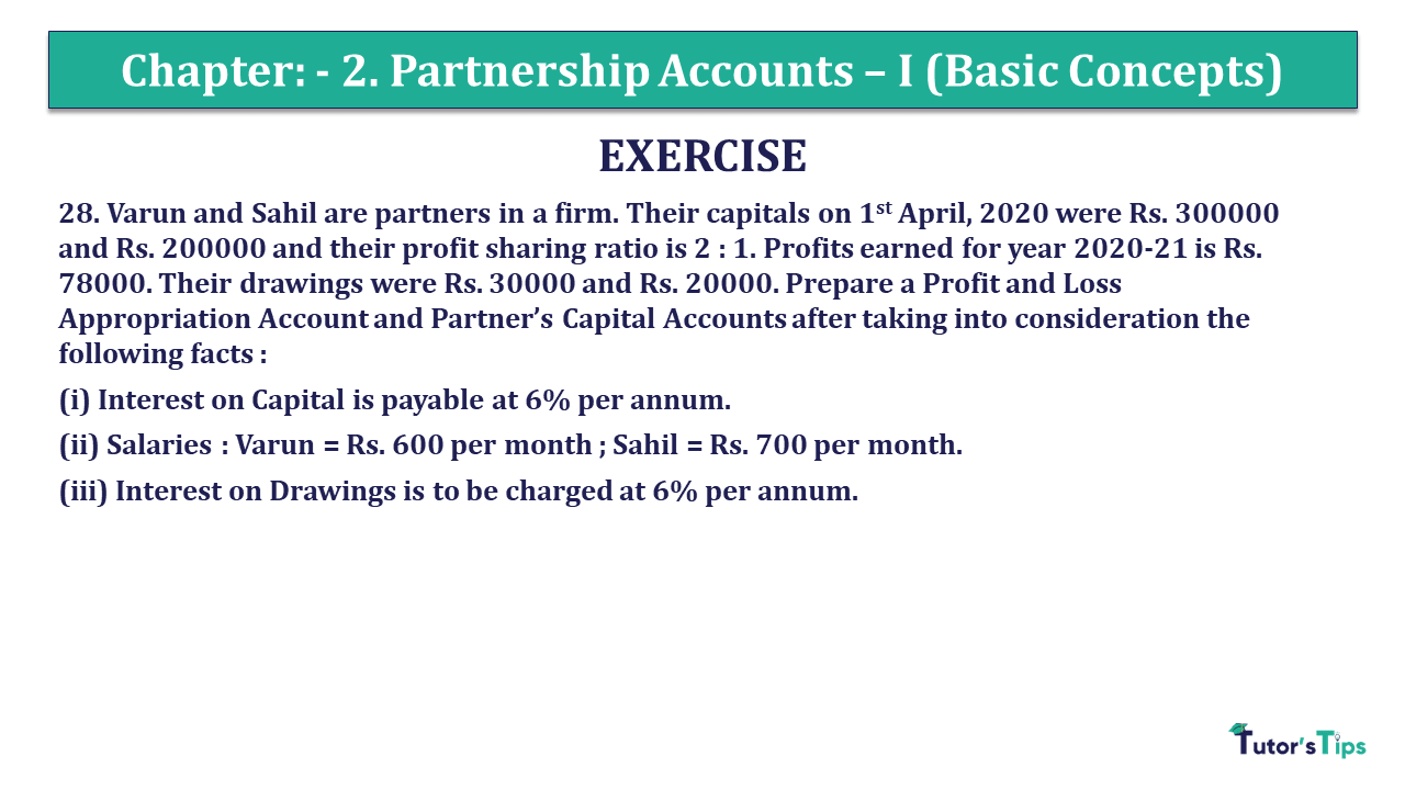 Question 28 Chapter 2 - Unimax Class 12 Part 1 - 2021
