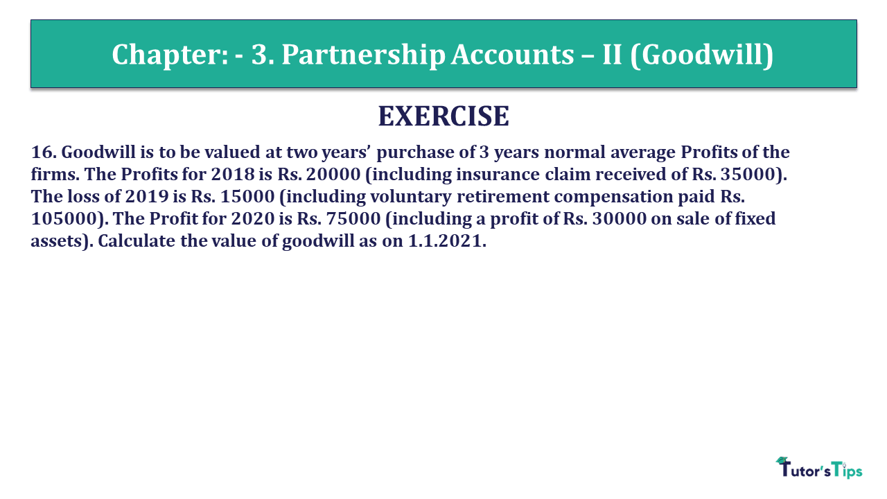 Question 16 Chapter 3 - Unimax Class 12 Part 1 - 2021