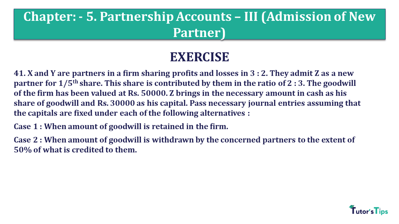 Question 41 Chapter 5 - Unimax Class 12 Part 1 - 2021