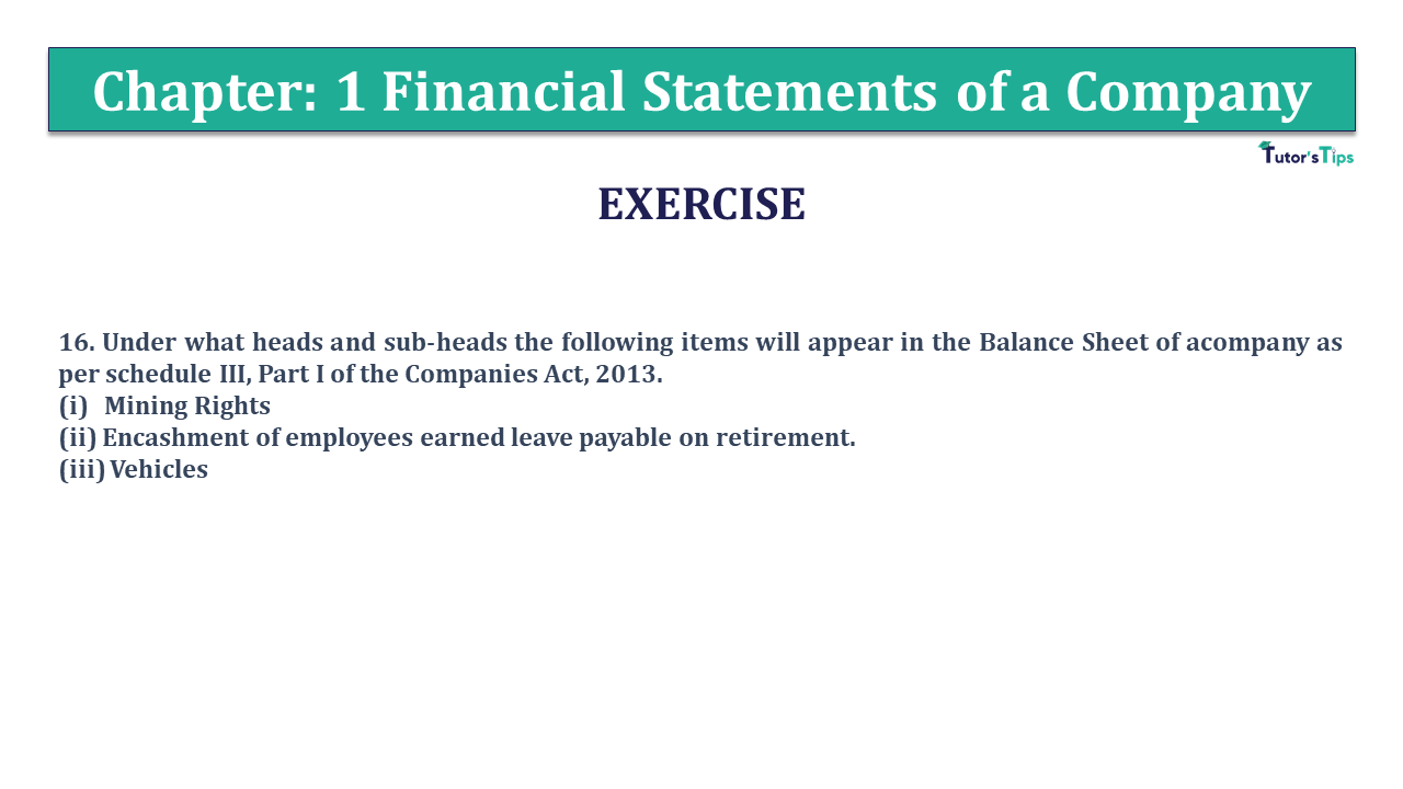 Question 16 Chapter 1 - V.K. Publication Class 12 Part 1 - 2021
