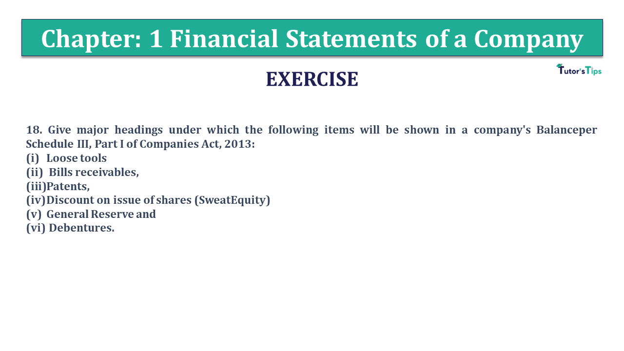 Question 18 Chapter 1 - V.K. Publication Class 12 Part 2 - 2021