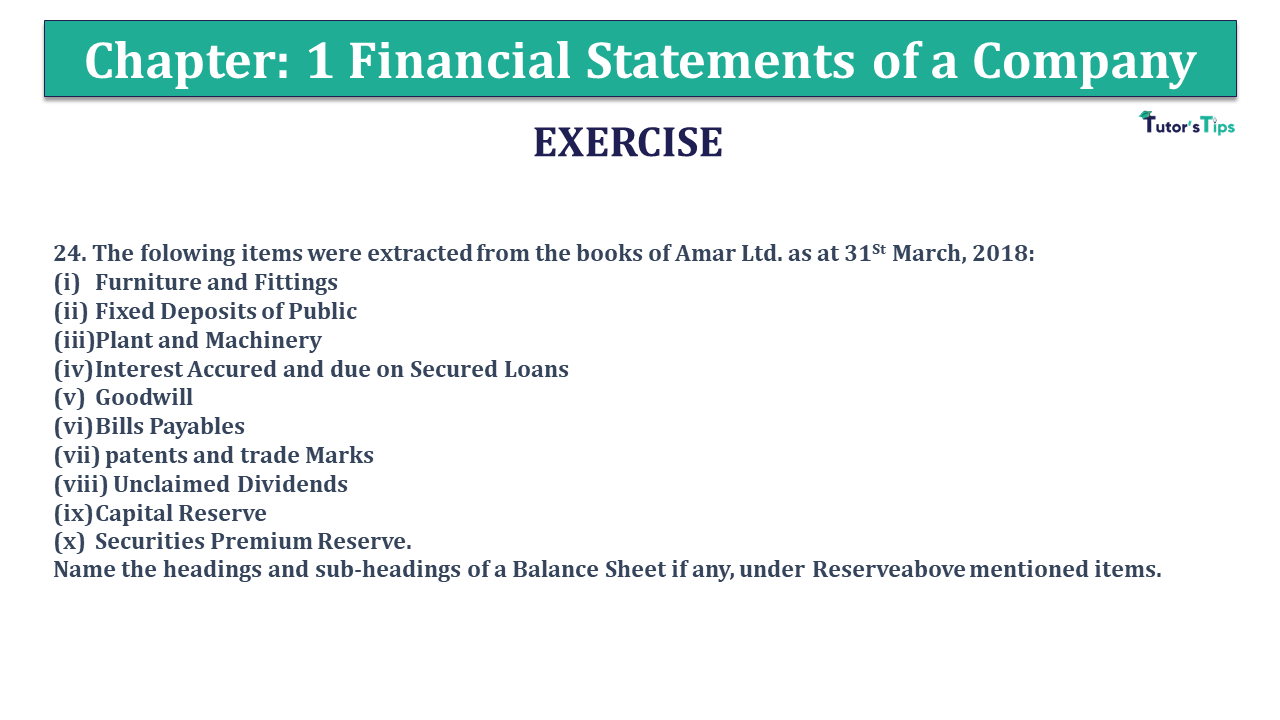 Question 24 Chapter 1 VK Publications Class 12 Part 2 - 2021