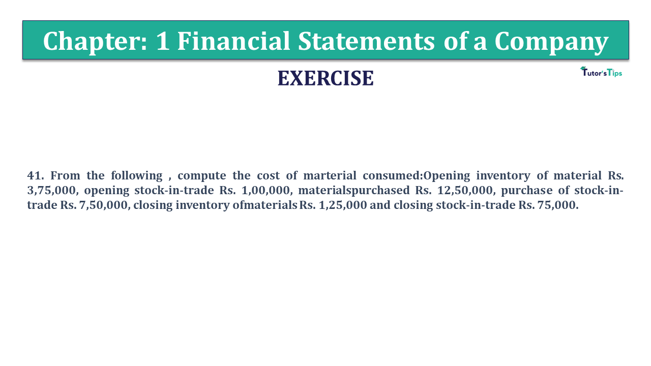 Question 41 Chapter 1 VK Publications Class 12 Part 2 - 2021