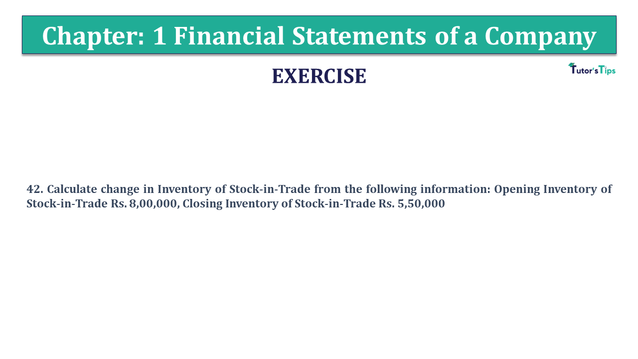 Question 42 Chapter 1 VK Publications Class 12 Part 2 - 2021