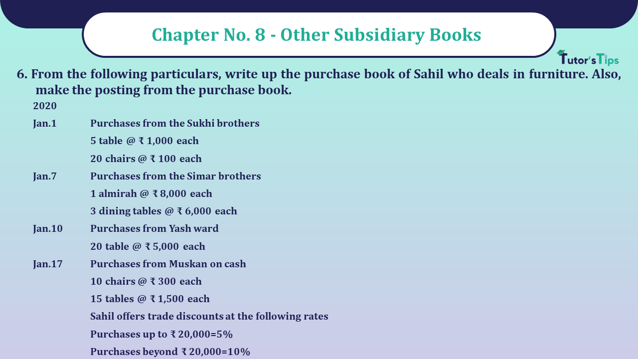 Question No 6 Chapter No 8- UNIMAX Class 11 - Solution