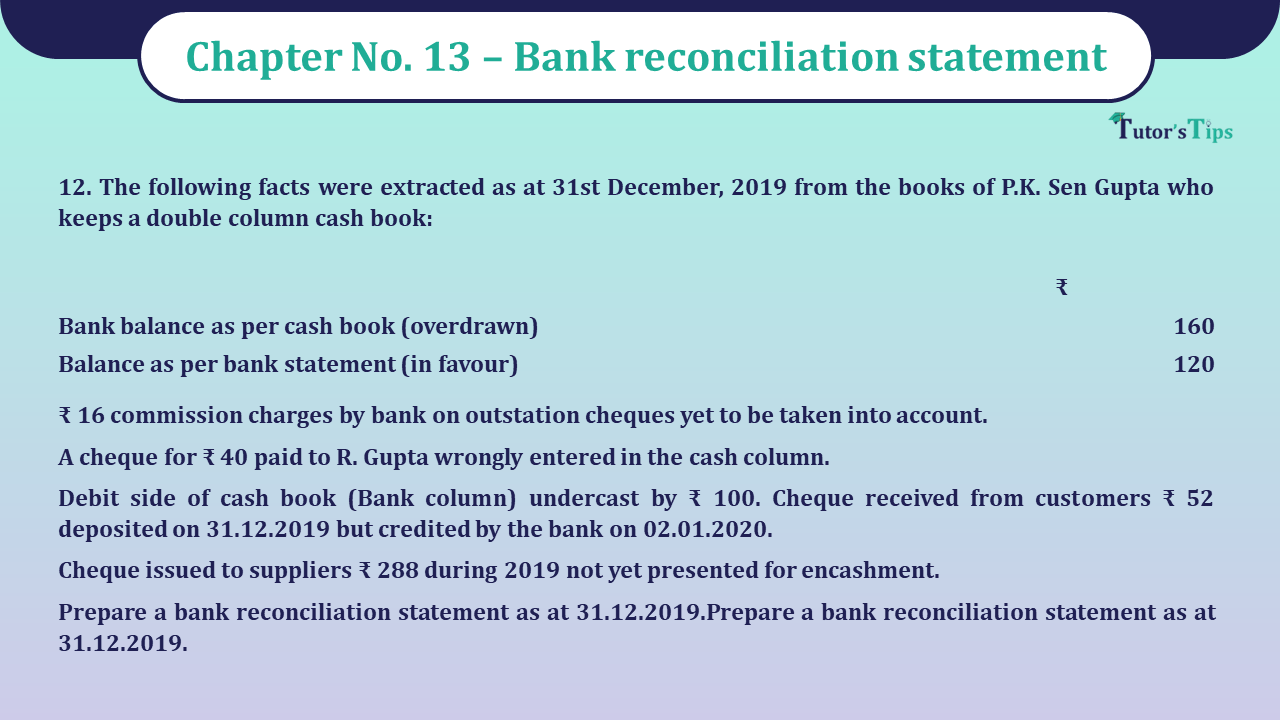 Question No 12 Chapter No 13 - Unimax 11 Class