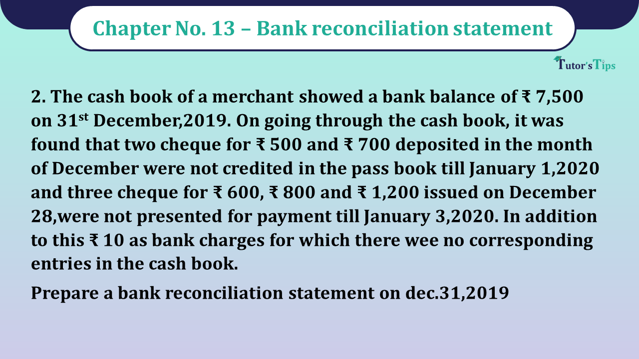 Question No 2 Chapter No 13 - Unimax 11 Class