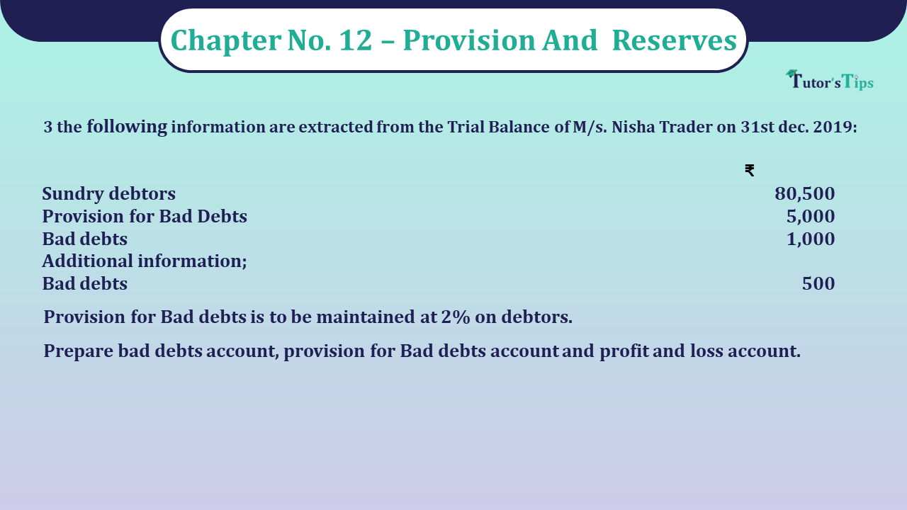 Question No 3 Chapter No 12 - Unimax 11 Class