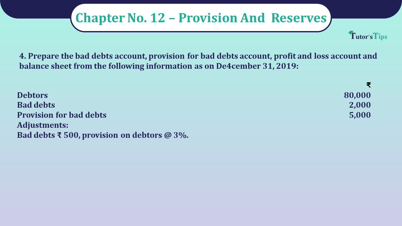 Question No 4 Chapter No 12 - Unimax 11 Class