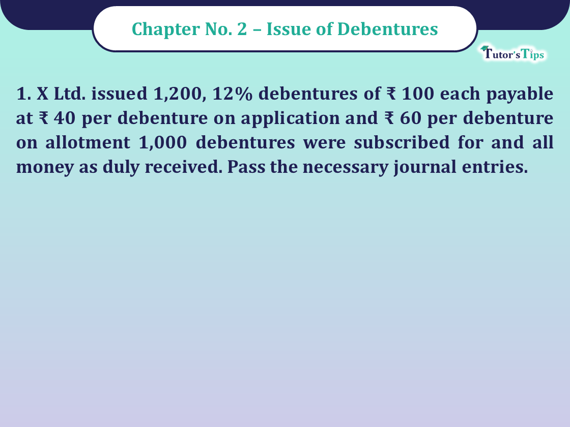 Question no 1 Chapter 2 - UNIMAX Class 12 Part 2 - 2021