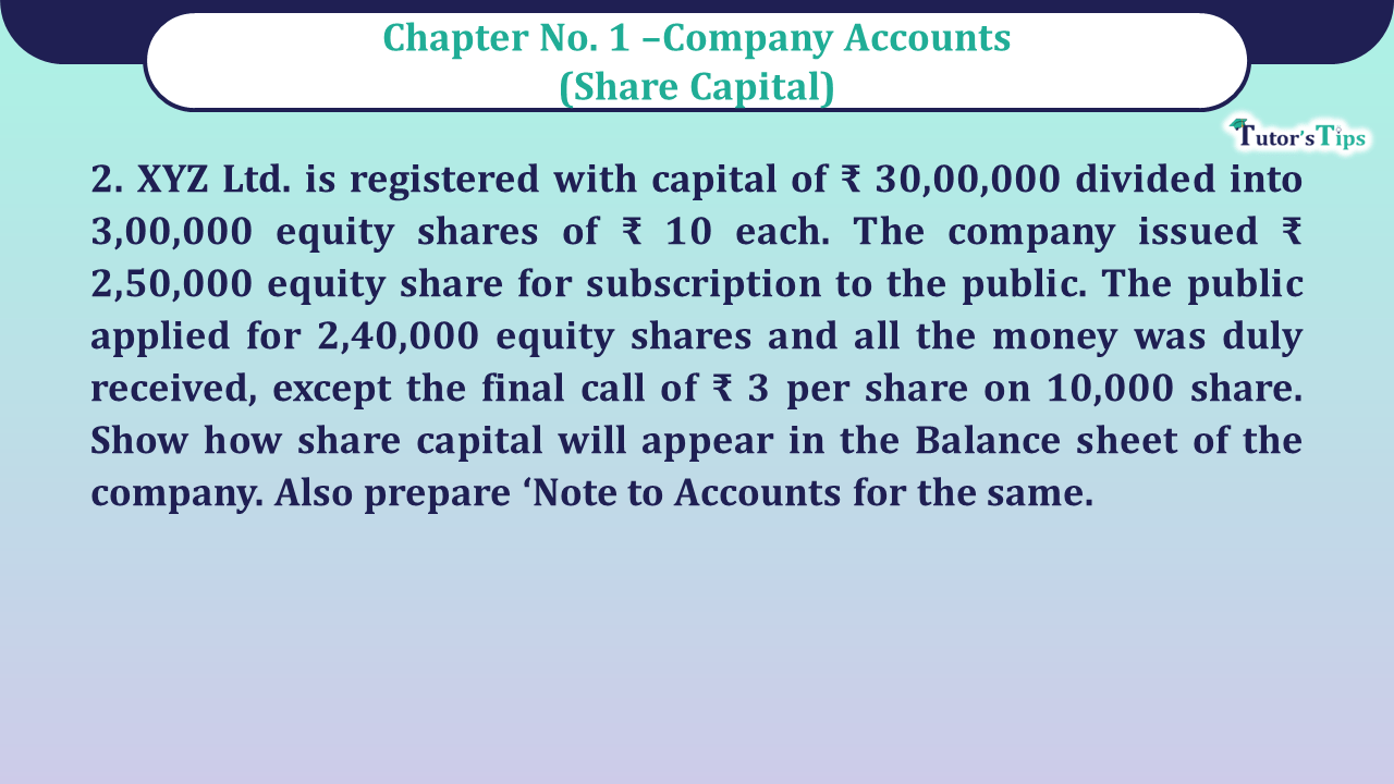 Question no 2 Chapter 1 - Unimax Class 12 Part 2 - 2021