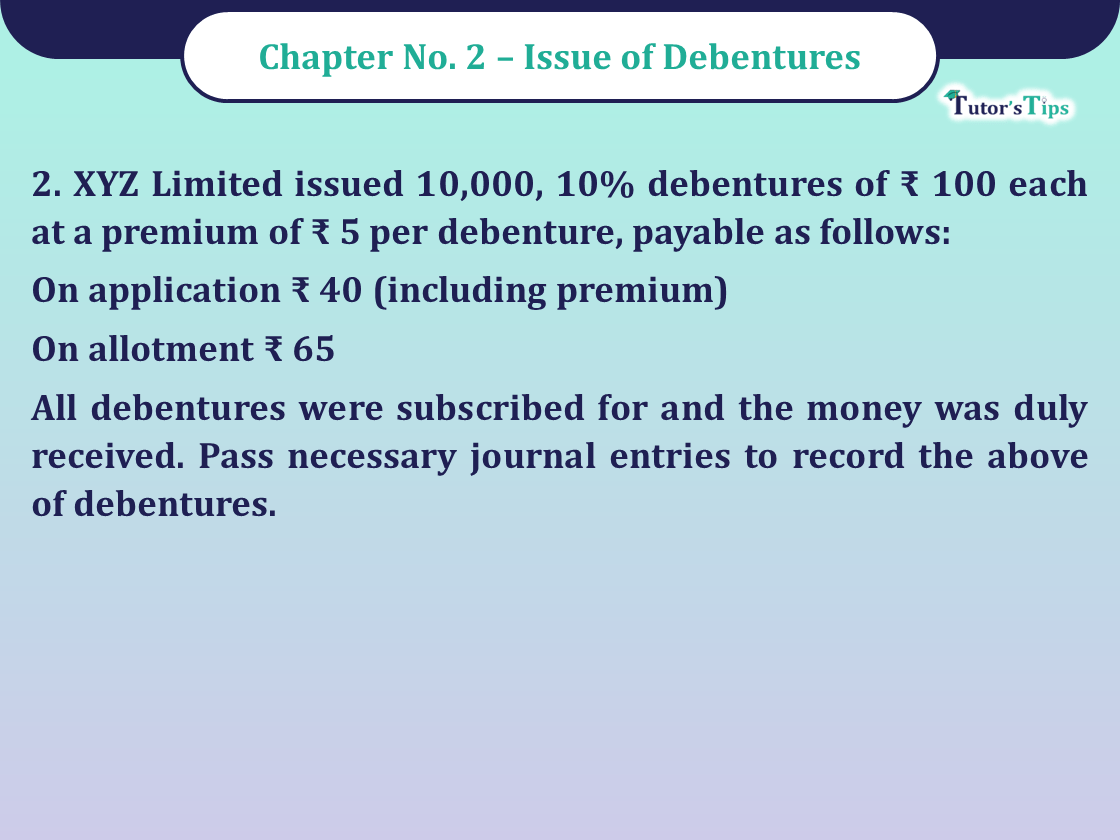 Question no 2 Chapter 2 - UNIMAX Class 12 Part 2 - 2021