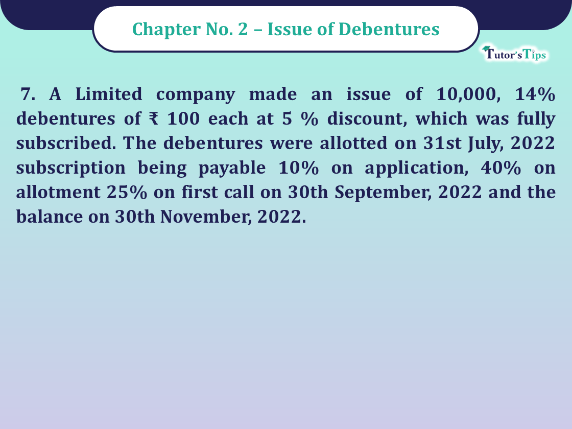 Question no 7 Chapter 2 - UNIMAX Class 12 Part 2 - 2021