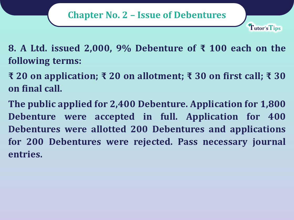 Question no 8 Chapter 2 - UNIMAX Class 12 Part 2 - 2021