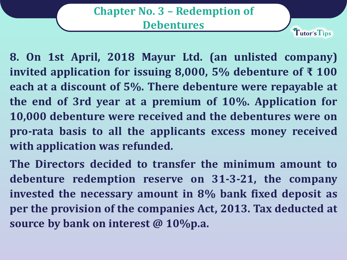 Question no 08 Chapter 3 - UNIMAX Class 12 Part 2 - 2021