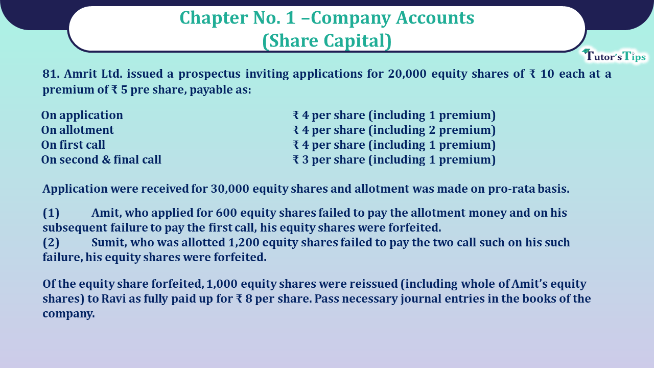 Question no 81 Chapter 1 - UNIMAX Class 12 Part 2 - 2021