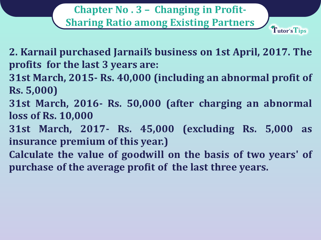Question 2 Chapter 3 of Class 12 Part - 1 VK Publication