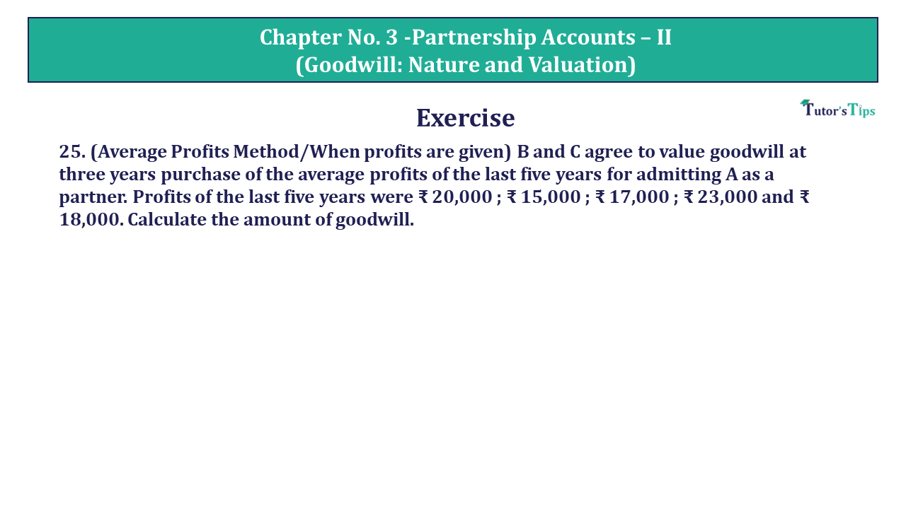 Question 25 Chapter 3 of USHA Publication 12 Class Part - 1