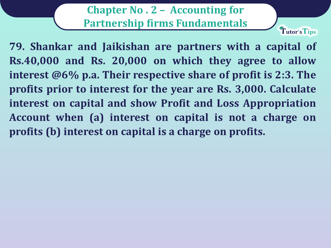 Question 79 Chapter 2 of Class 12 Part - 1 VK Publication